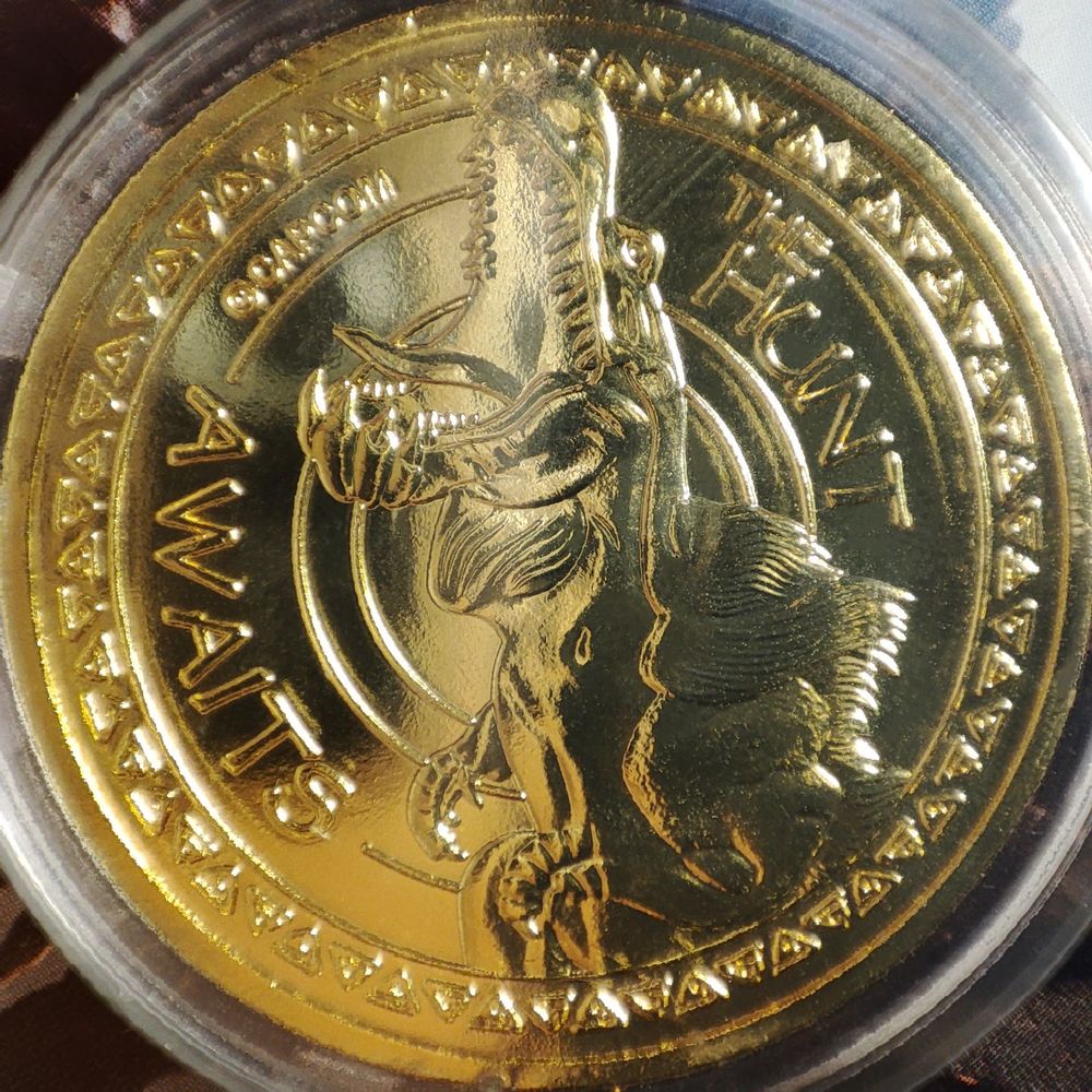 Monster Hunter World Anjanath Coin Official Capcom Limited Edition Collectible